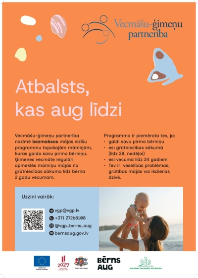 Atbalsts, kas aug līdzi