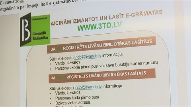 Līvānu novada Centrālā bibliotēka nodrošina klientiem arvien vairāk attālināto iespēju
