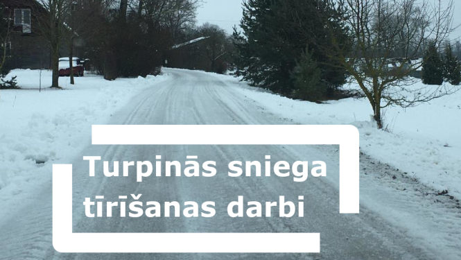 Lauku ceļš ziemā