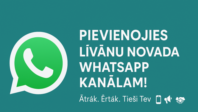 Whatsapp logo zīme un teksts uz zaļa fona