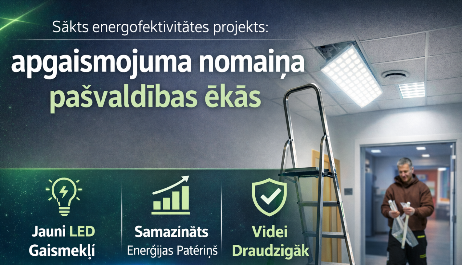 maina gaismekļus