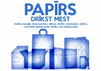 zils papīrs