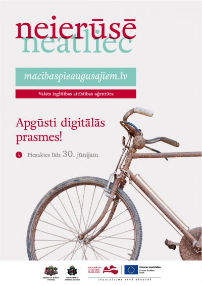 Afiša neierūsē neatliec ar sarūsējušu velosipēdu