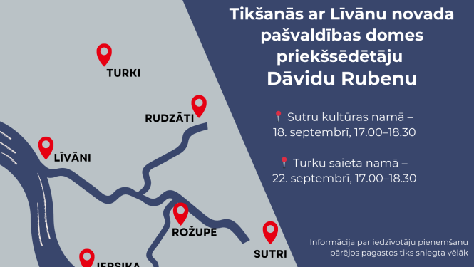 karte grafiska ar atzīmētiem punktiem