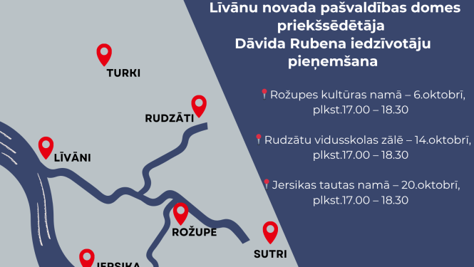 stilizēta karte zilos toņos