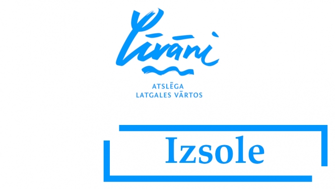 Logo ar uzrakstu Izsole