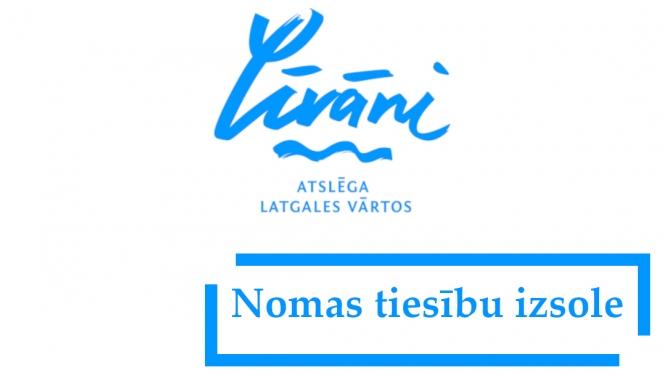 Līvānu logo un teksts Nomas tiesību izsole