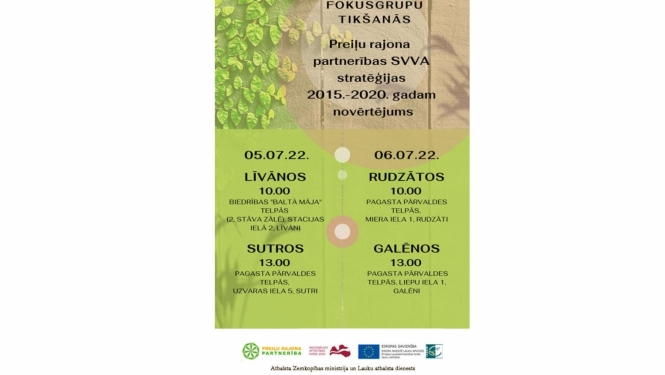 Patnerības fokusgrupu tikšanās