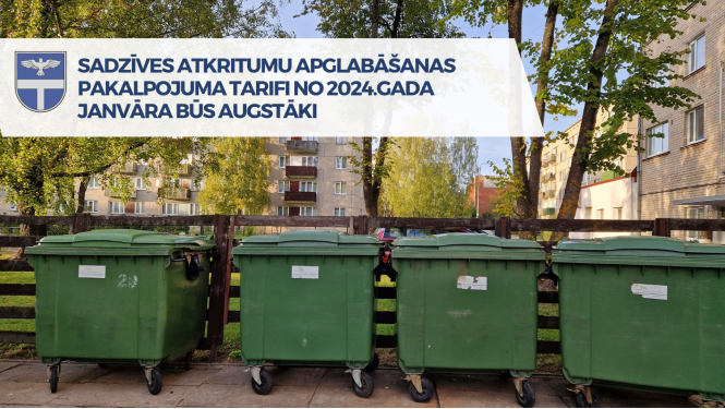 atkritumi tvertnes četras zaļas