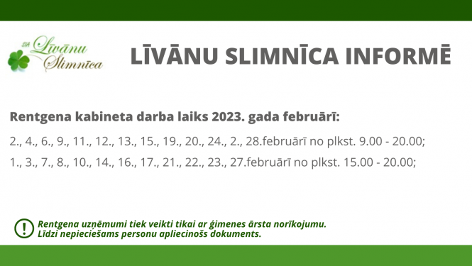 Rentgena darba laiks