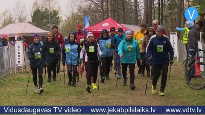 Līvānos aizritējis pavasara kross un nūjošanas sacensības