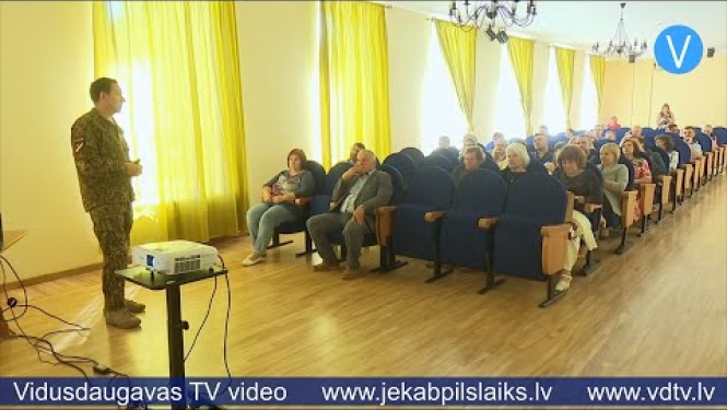 Līvāniešiem stāsta par gatavību krīzes situācijām