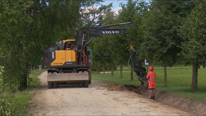 Rožupes pagastā sāk pašvaldības autoceļa atjaunošanu