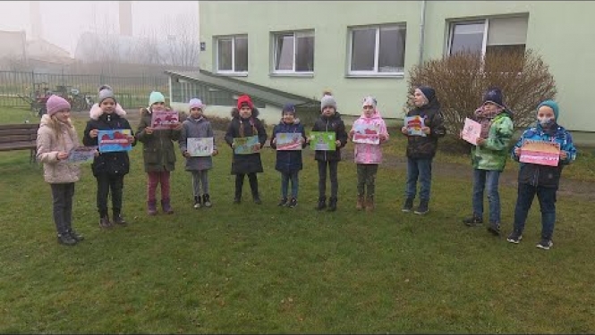 Līvānos norit akcija bērniem “Mans sveiciens Latvijai”