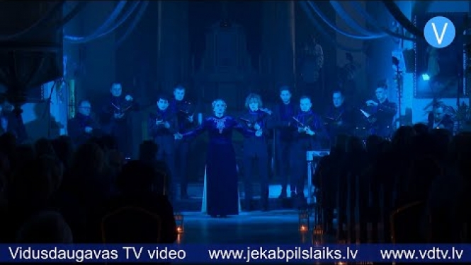 Līvānu baznīcā izskan seno dziedājumu koncerts, ko papildina gaismu spēles