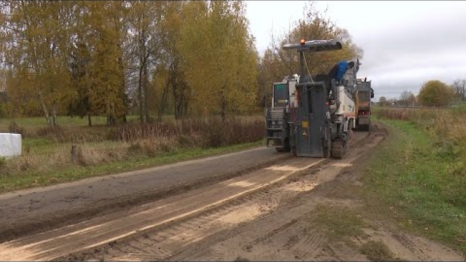 Līvānu novadā sāk atjaunot autoceļu uz Draudzes kapiem