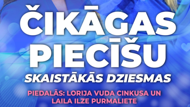 Divas sievietes armikrofoniem rokā dzied