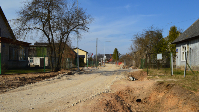 Ubaglīča ielu pārbūves darbi