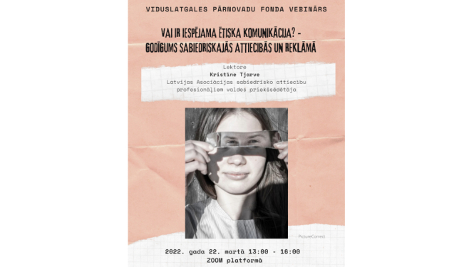 Afiša par semināru