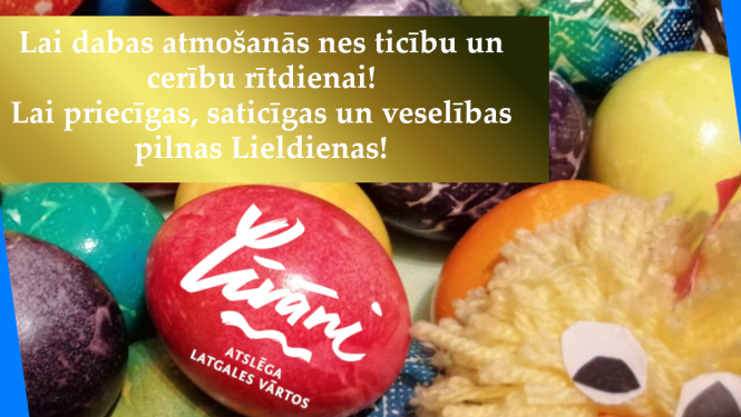 Lieldienu apsveikums