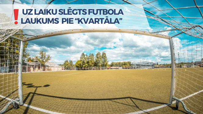futbola vārti vasarā