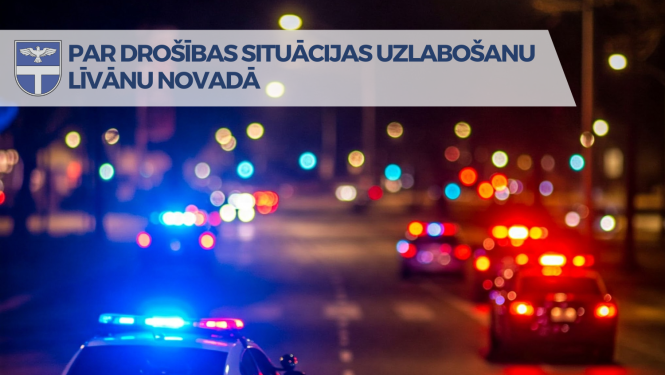 policijas gaismas naktī