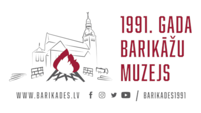 Attēls ar uzrakstu 1991.gada barikāžu muzejs