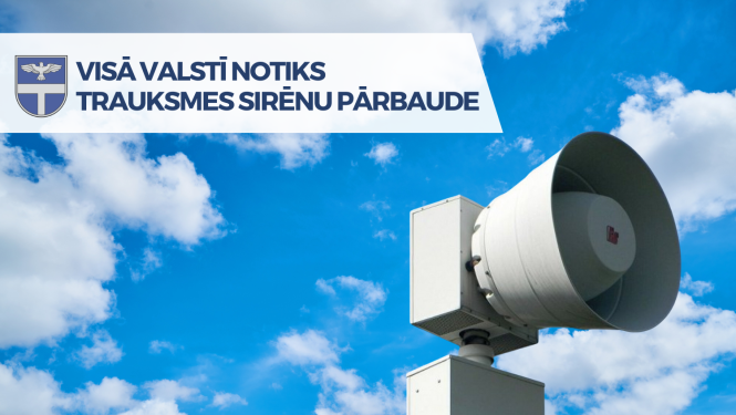 Trauksmes sirēnu pārbaude