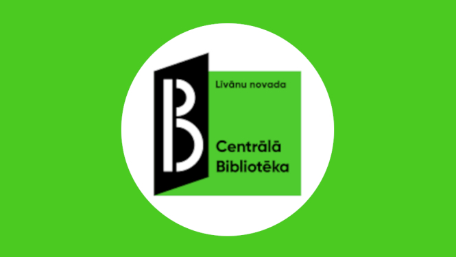 Līvānu novada Centrālās bibliotēkas logo