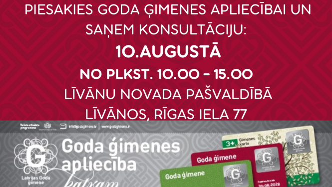 Teksts un trīs kartītes