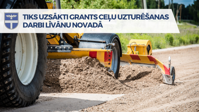 dzeltens greizeris greiderē grants ceļu