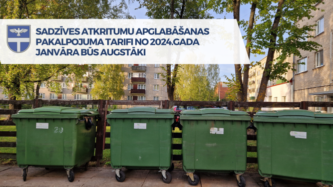 atkritumi tvertnes četras zaļas