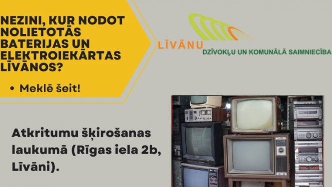 vecas baterijas un televizori