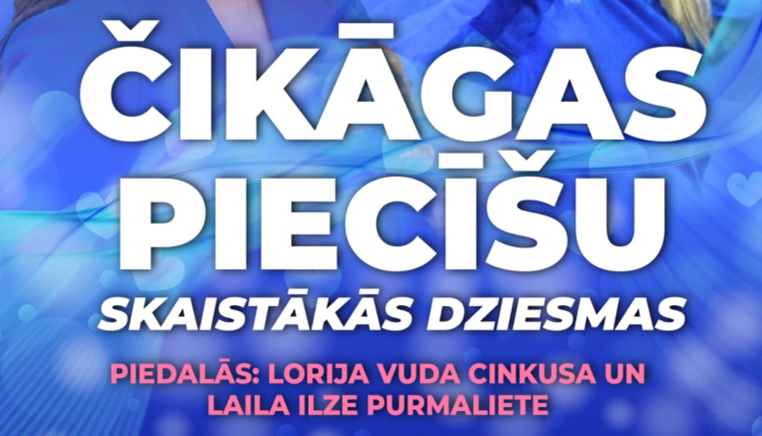 Divas sievietes armikrofoniem rokā dzied