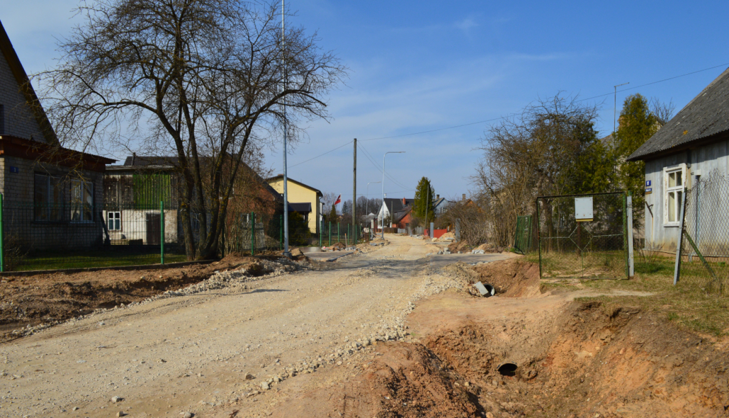 Ubaglīča ielu pārbūves darbi