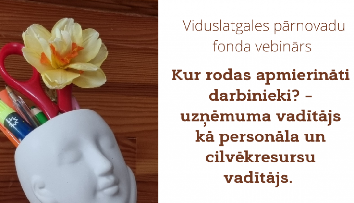 Afiša par vebināru uzņēmējiem