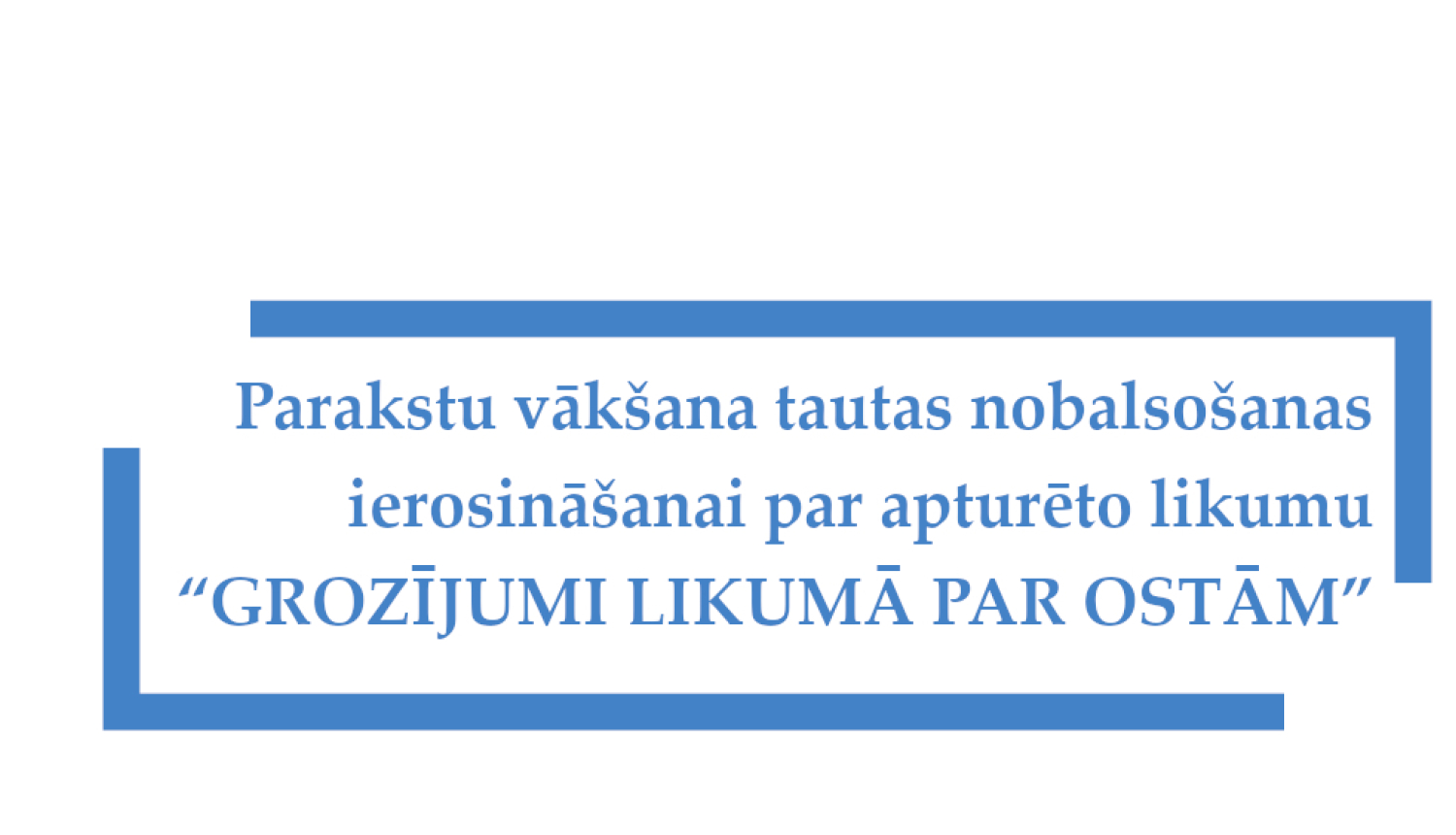 Teksts par parakstu vākšanu