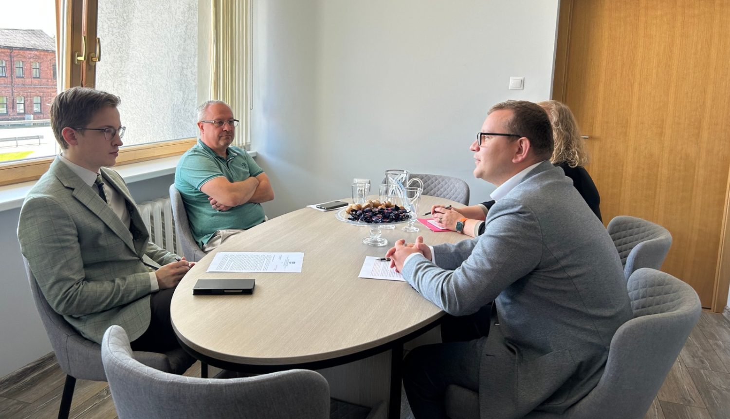 Satiksmes ministrs tiekās ar Līvānu novada domes priekšsēdētāju