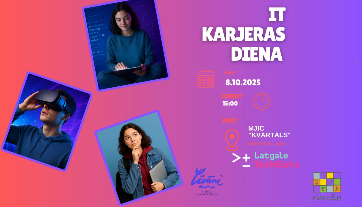 roz aun lilā fons un 3 cilvēki foto