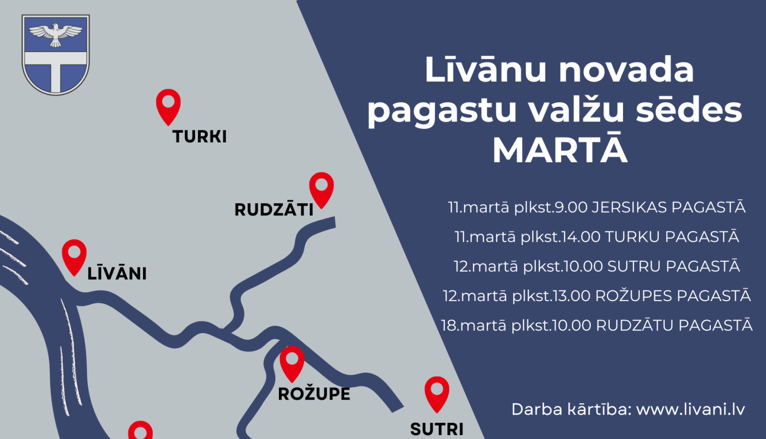 karte grafiska ar atzīmētiem punktiem