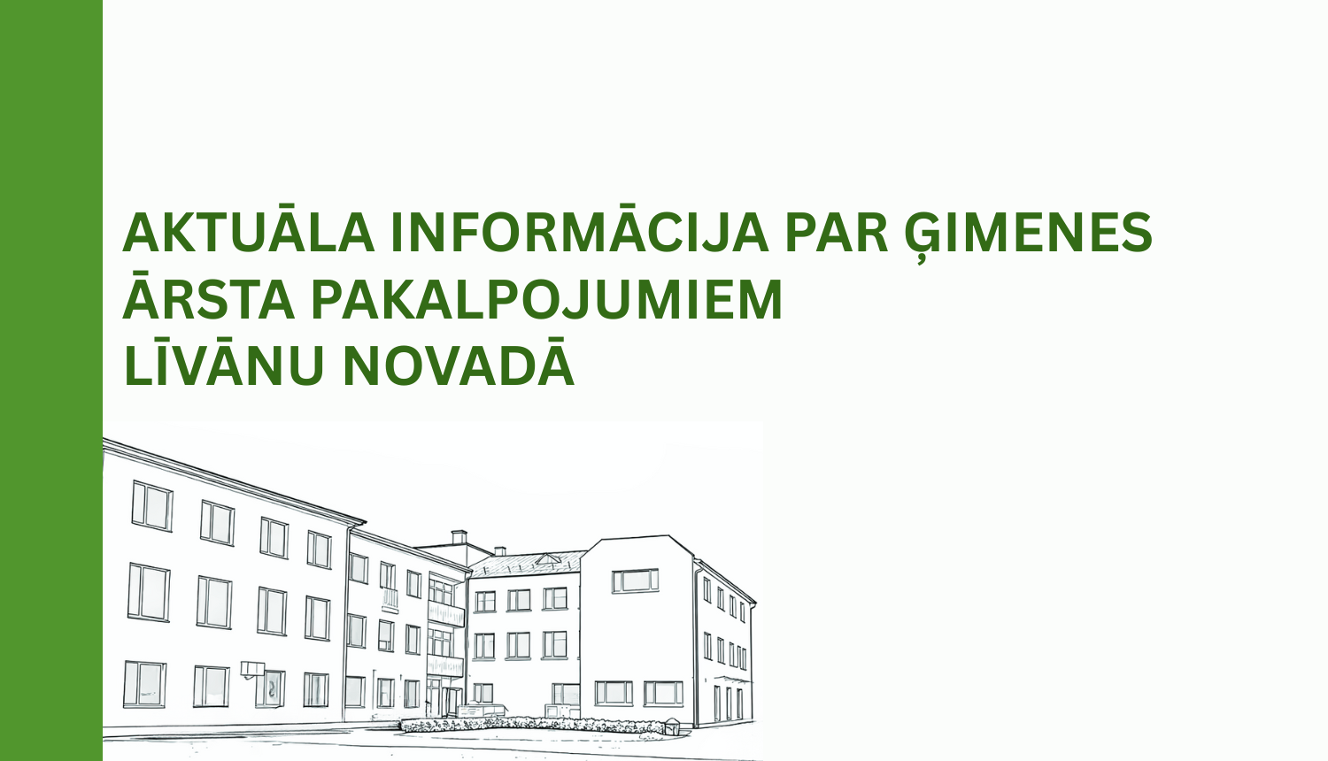 ēka uz zaļa un balta fona