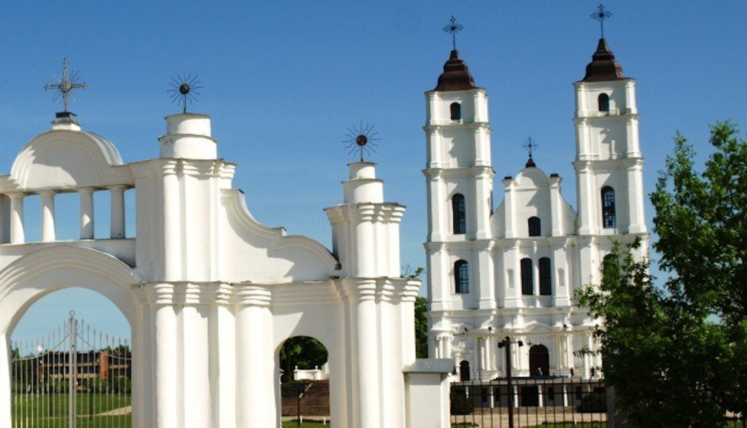 Skats uz Aglonas baziliku