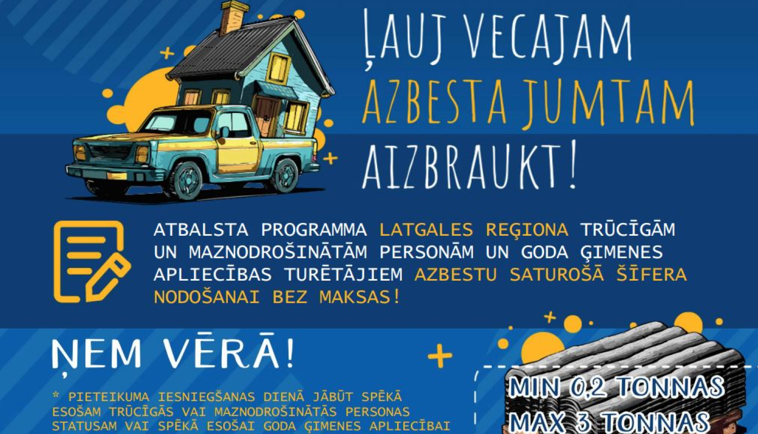 veca māja un auto pie tās- zīmējums