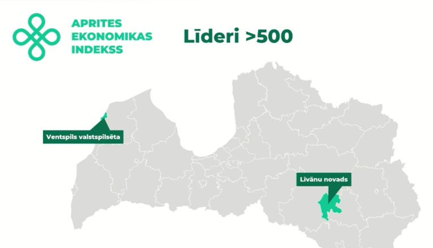 latvijas karte ar iezīmētu Līvānu novadu
