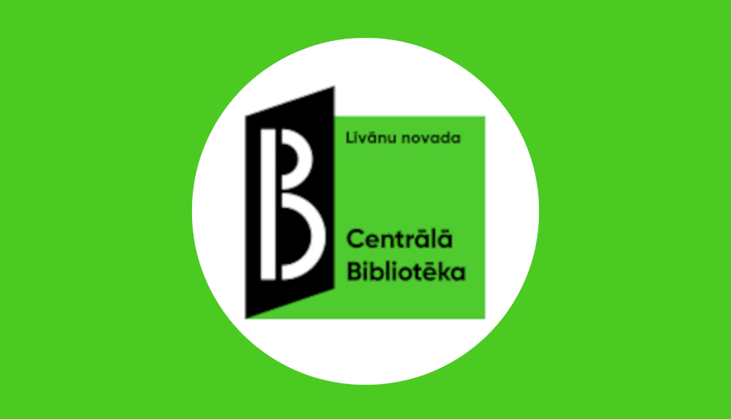 Līvānu novada Centrālās bibliotēkas logo