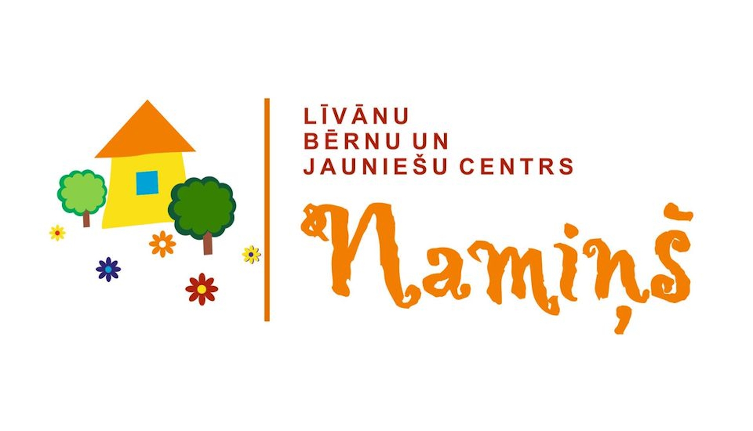 Līvānu bērnu un jauniešu centra logo ar mājas zīmējumu