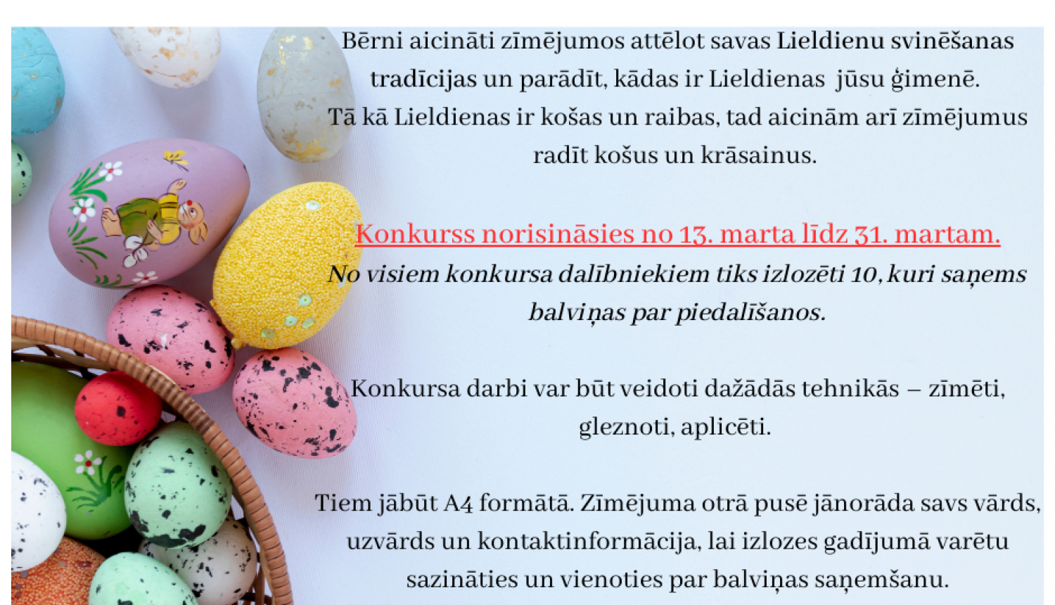 Krāsainas Lieldienu olas